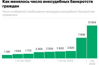 Статистика банкротств в России 2024